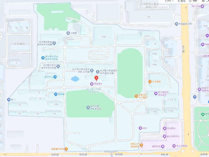 长沙电力职业技术学院地图